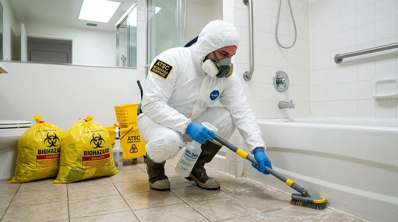 Decontamination equipment deployed for Blood Cleanup in Talladega